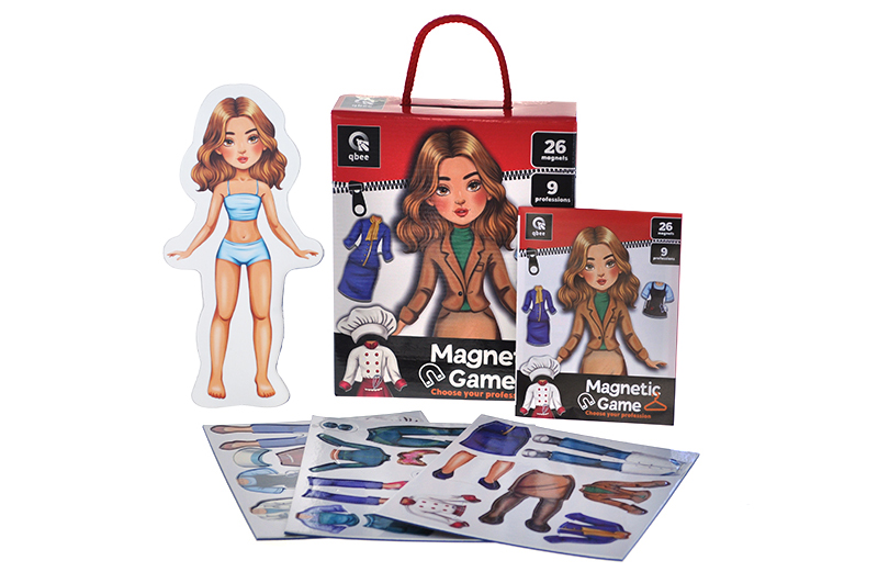 Magnetic game "Choose your profession" RK2170-05 s.18*5*22.5 cm qbee