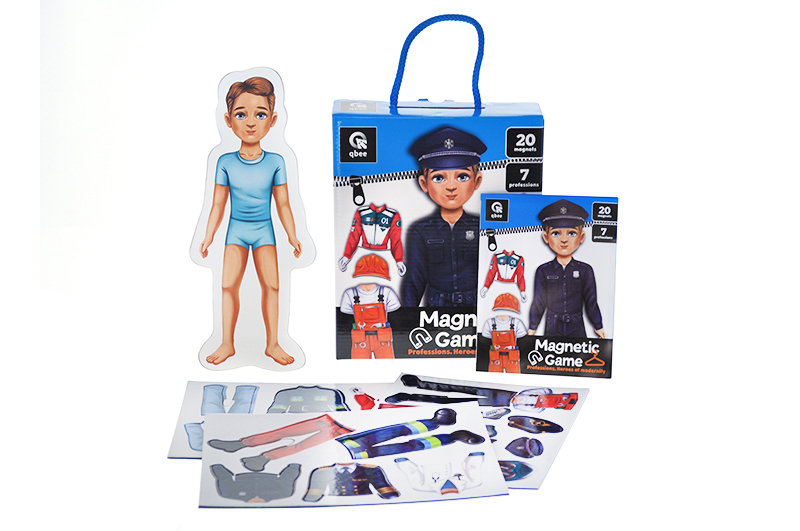 Magnetic game "Professions. Heros of modernity" RK2170-04 s.18*5*22.5 cm qbee