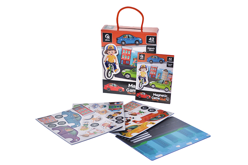Magnetic game "The City" RK2170-02 s. 18*5*22.5 cm qbee