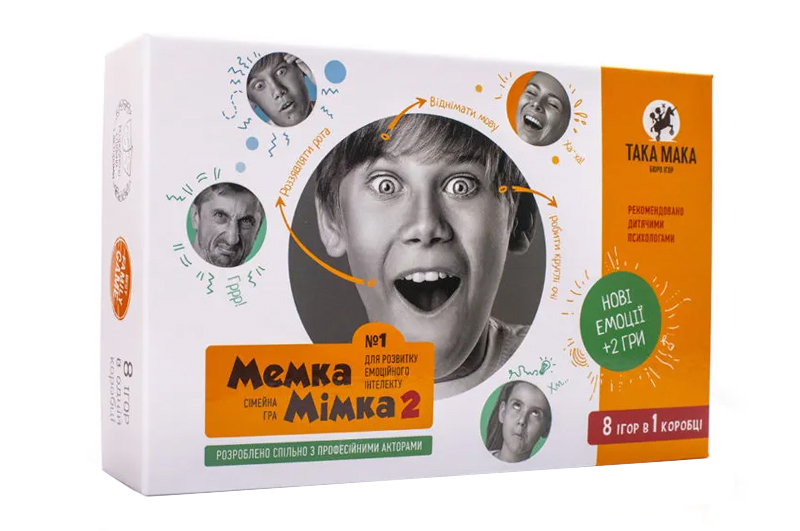 Гра настільна "Мемка-мімка 2" 20002-UA ТАКА МАКА