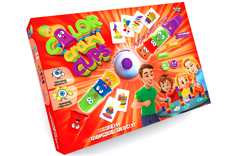 Настільна гра CCC-01-01U "Color Crazy Cups" DANKO