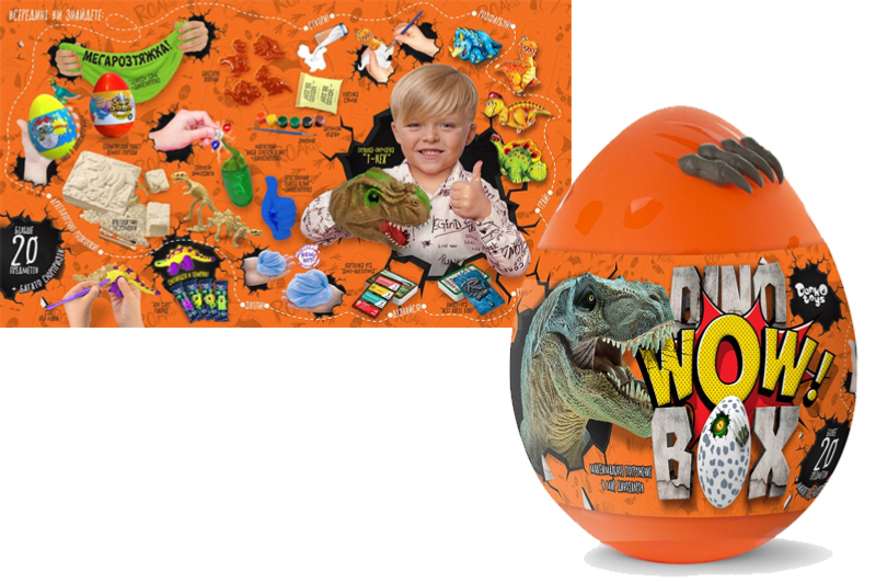 Набір для творчості DWB-01-01U "Dino WOW Box" великий DANKO