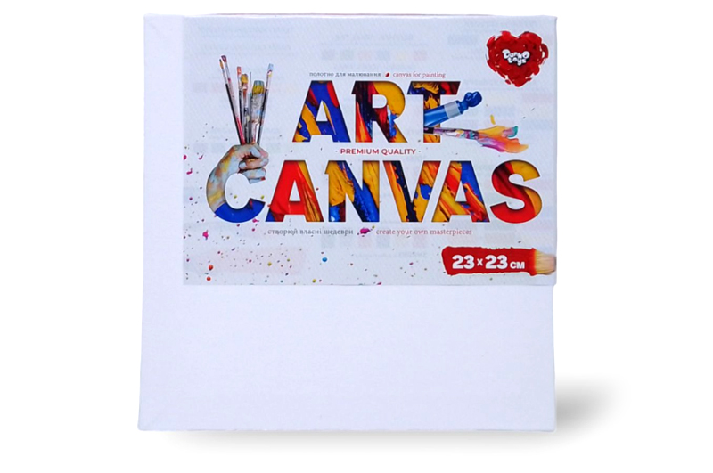 Полотно для малювання AC-23х23 "Art Canvas" р.23x23 см. DANKO