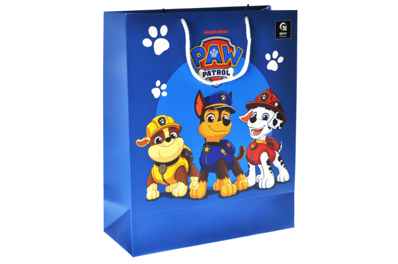 Paper package M QB004-101 "Puppy Patrol: Boys Team" r.27x33x11 cm qbee