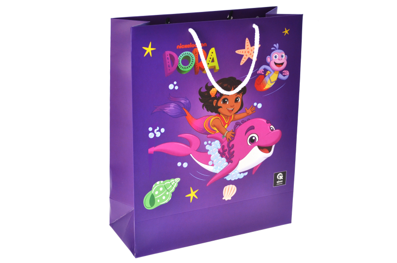 Paper package M QB004-102 "Dora the Wanderer" r.27x33x11 cm qbee