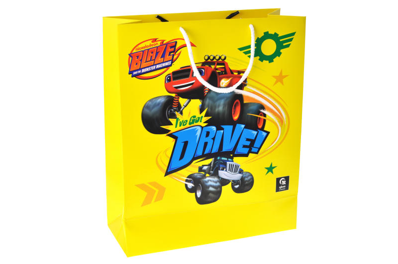 Paper package M QB004-103 "Bliss and miracle machines" r.27x33x11 cm qbee