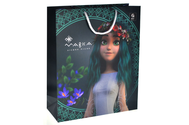 Paper bag M QB004-105 "Mavka" r.27x33x11 cm qbee