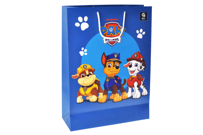 Paper package L QB004-201 "Puppy Patrol: The Boys Team" r.31x42x12 cm qbee
