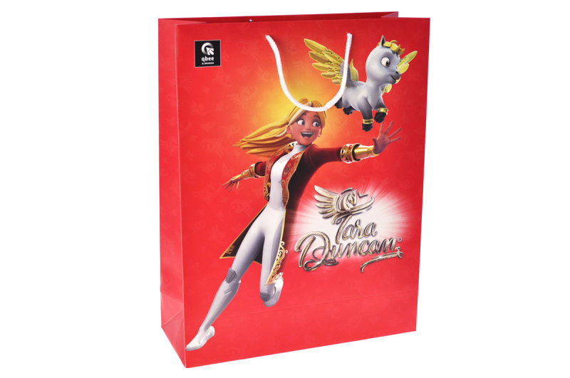 Paper bag L QB004-206 "Tara Duncan" r.31x42x12 cm qbee