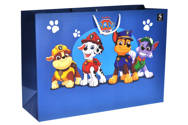 XL paper package QB004-301 "Pup Patrol: Boys Team" r.50x35x17 cm qbee