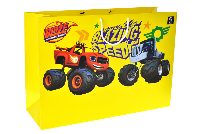 XL paper package QB004-303 "Bliss and miracle machines" r.50x35x17 cm qbee