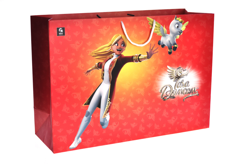 Paper bag XL QB004-306 "Tara Duncan" r.50x35x17 cm qbee