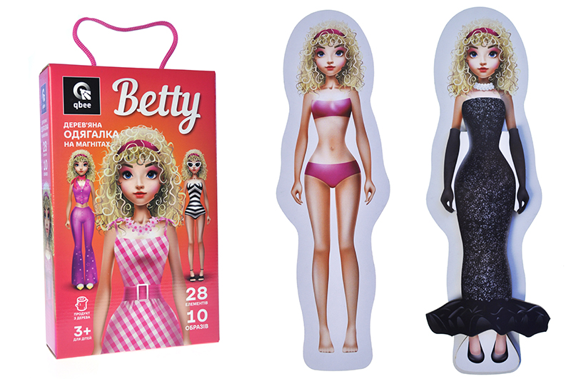 Magnetic dressing table QB600-009 "Betty" wooden qbee