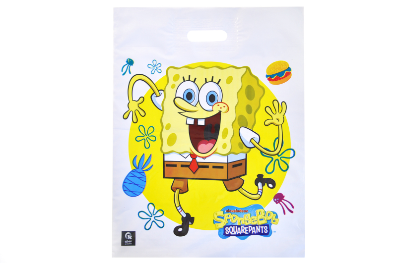 Polyethylene package (L) QB005-205 "SpongeBob" r.50x40 cm qbee