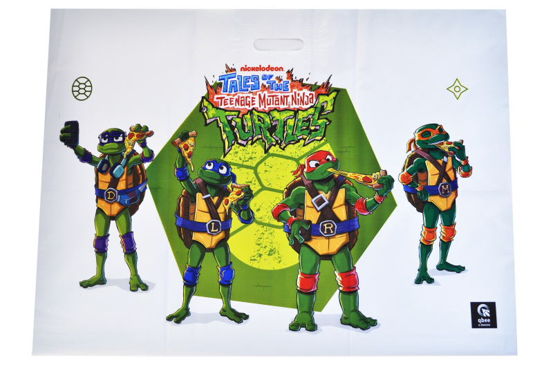 Polyethylene bag (XL) QB005-306 "Ninja Turtles" r.75x55 cm qbee