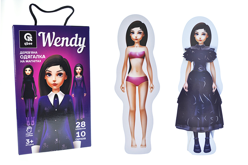 Magnetic dressing table QB600-010 "Wendy" wooden qbee