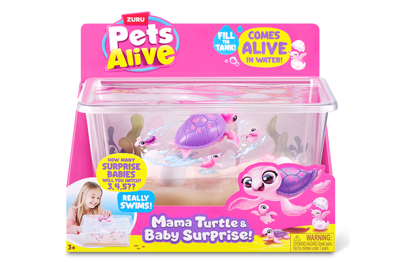 Інтерактивний ігровий набір 9560 PETS ALIVE серії "Mama & Baby Surprise" S1 – МАМА ЧЕРЕПАХА З СЮРПРИЗОМ